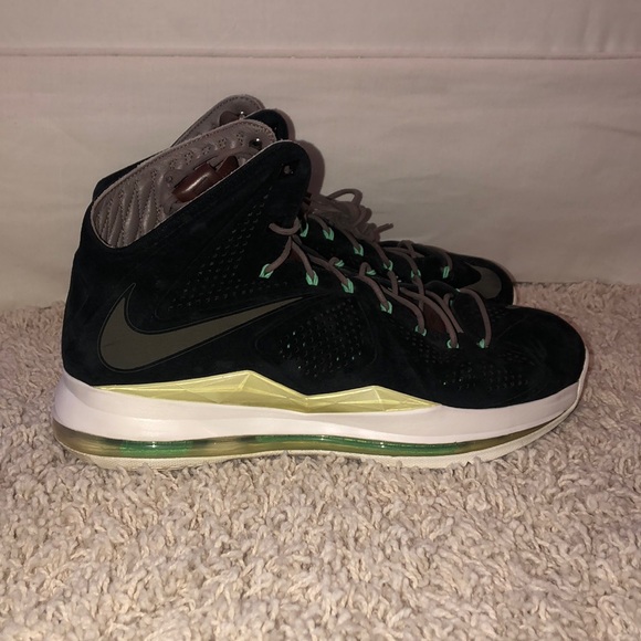 lebron 10 black suede